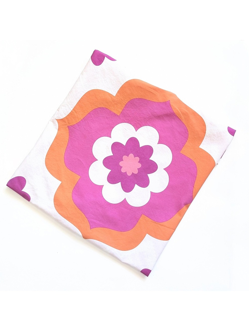 Jonathan Adler Happy Chic Pillow Sham with Vivid Pink & Orange Pattern